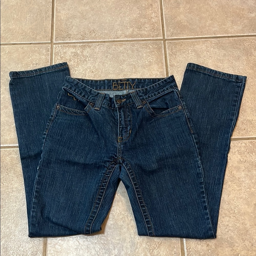 Kimes Ranch Betty  Blue Straight Leg Jeans Classic Style